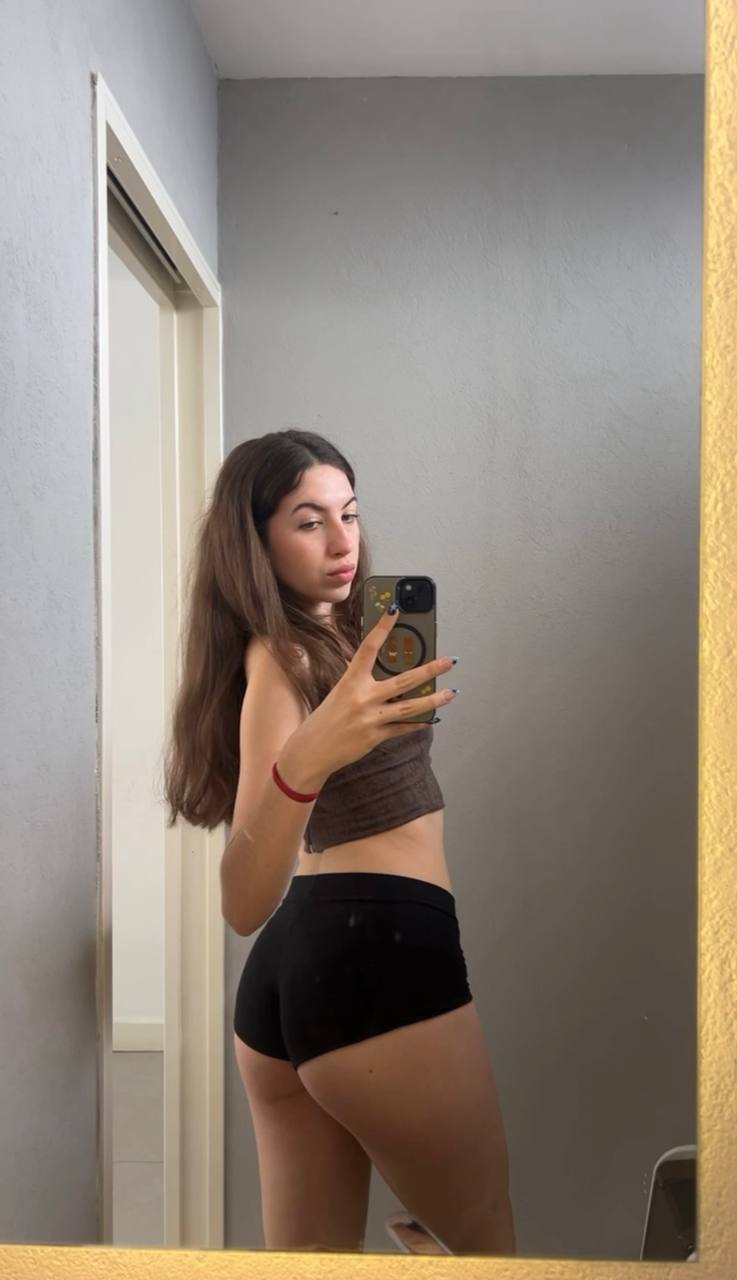 Amber in her underwear in Sofia